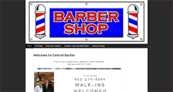 Desktop Screenshot of centralbarber.com